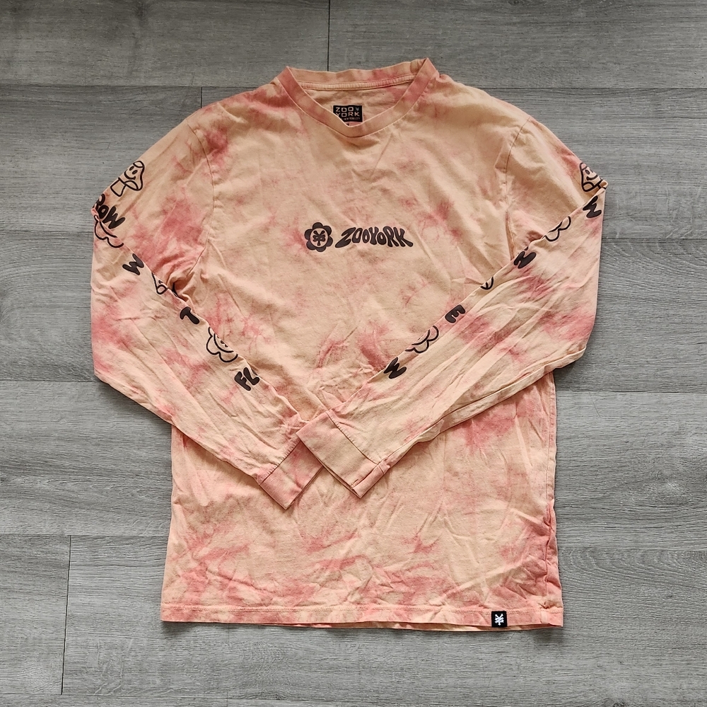 Zoo York Peach and Pink Long Sleeve Shirt